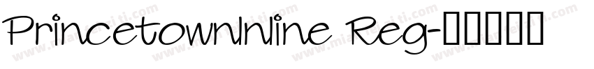 Princetownlnline Reg字体转换